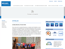 Tablet Screenshot of meusel-elektro.com